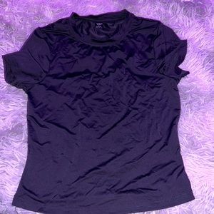 Basic black tee size small